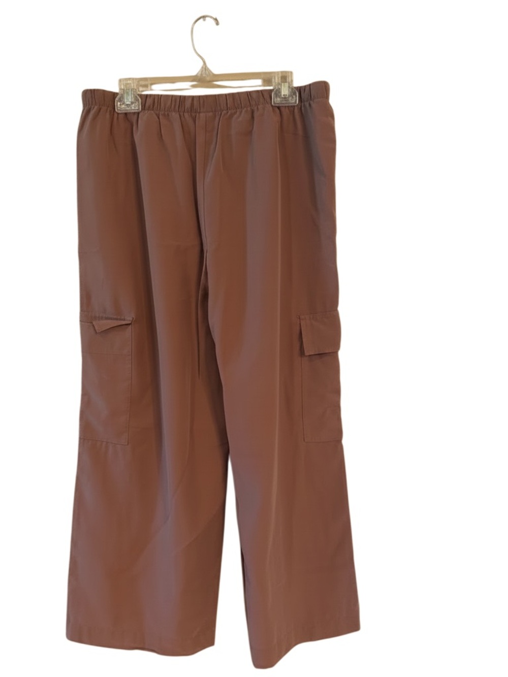Old Nay Relaxed Wide-Leg Cargo Pants in Mauve NWOT